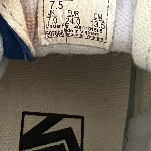 7.5 Vans Sk8 Hi  Toddler Suede Color Block Colors High Top Shoes Retro Children - Picture 3 of 10